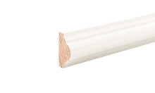 Almueliste fyr hvid - 11 x 21 x 3000 mm